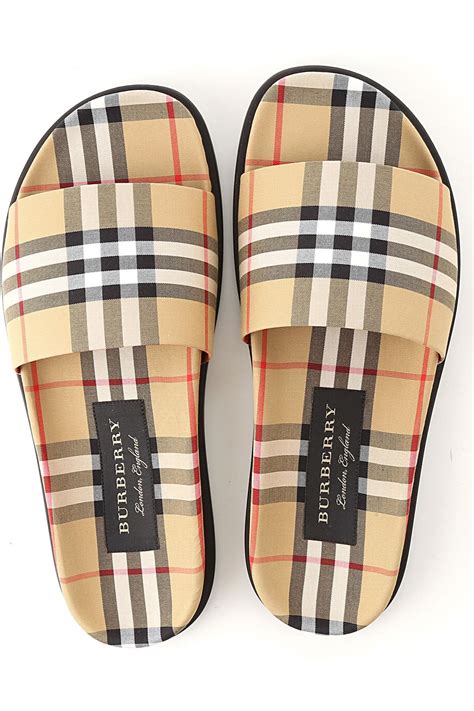 burberry mens slide|Burberry slippers for men.